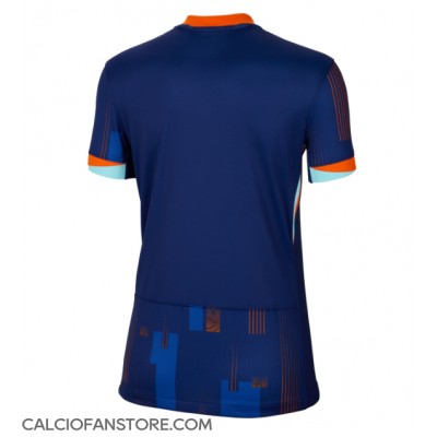 Maglia Calcio Paesi Bassi Seconda Divisa Donna Europei 2024 Manica Corta Maglia Calcio Paesi Bassi Seconda Divisa Donna Europei 2024 Manica Corta